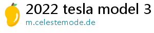 2022 tesla model 3