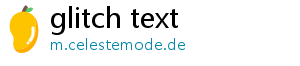 glitch text