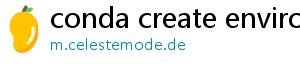 conda create environment